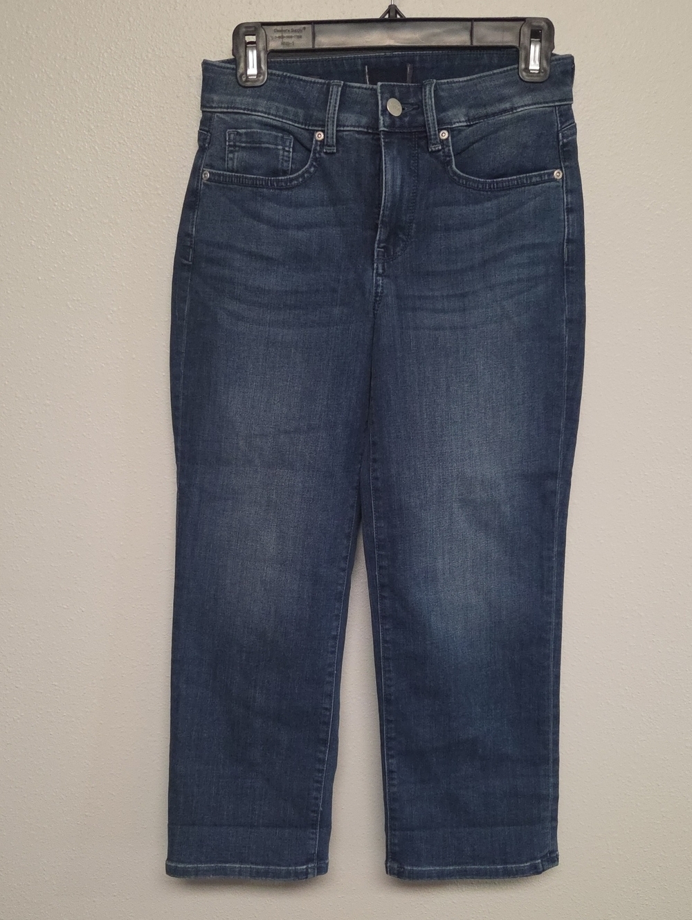 NYDJ Dark Indigo Cropped Straight Jeans
